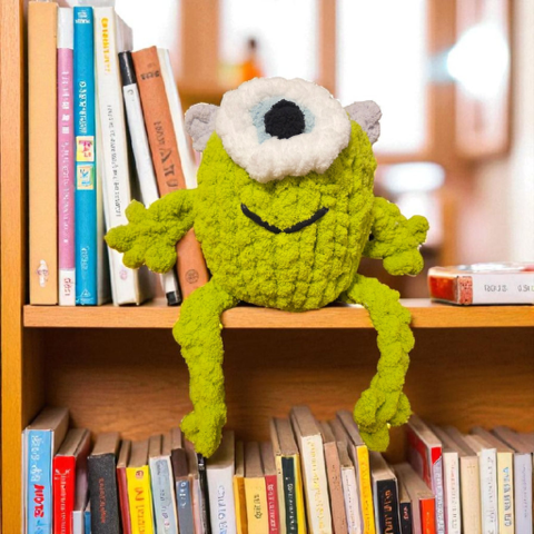 Hand-Knit Plush Monsters