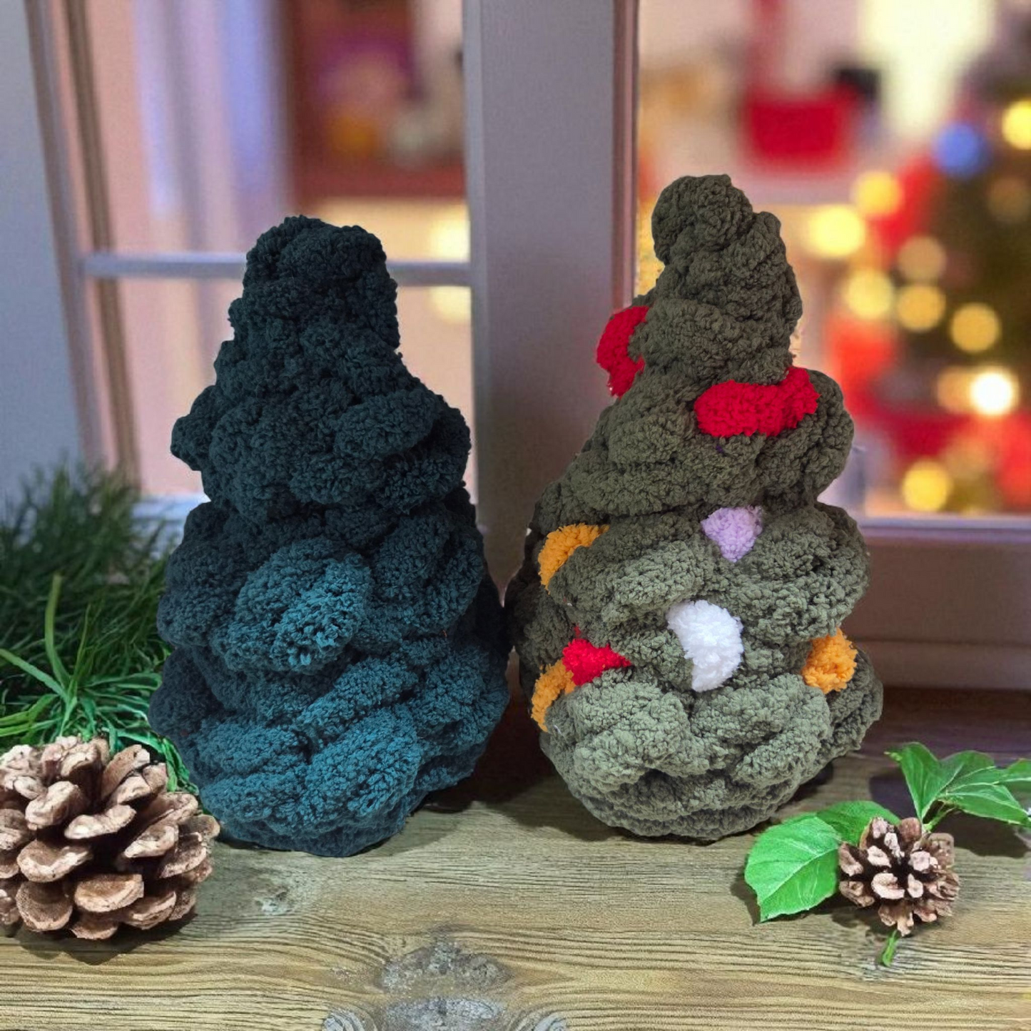 Hand Knit Christmas Tree