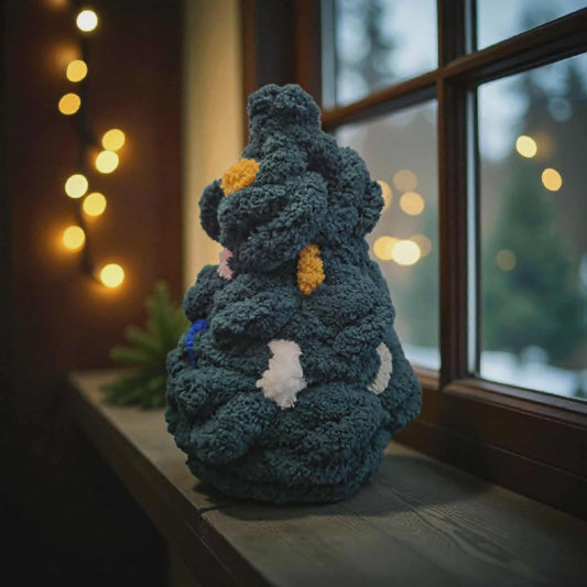 Hand-knit Green Tree