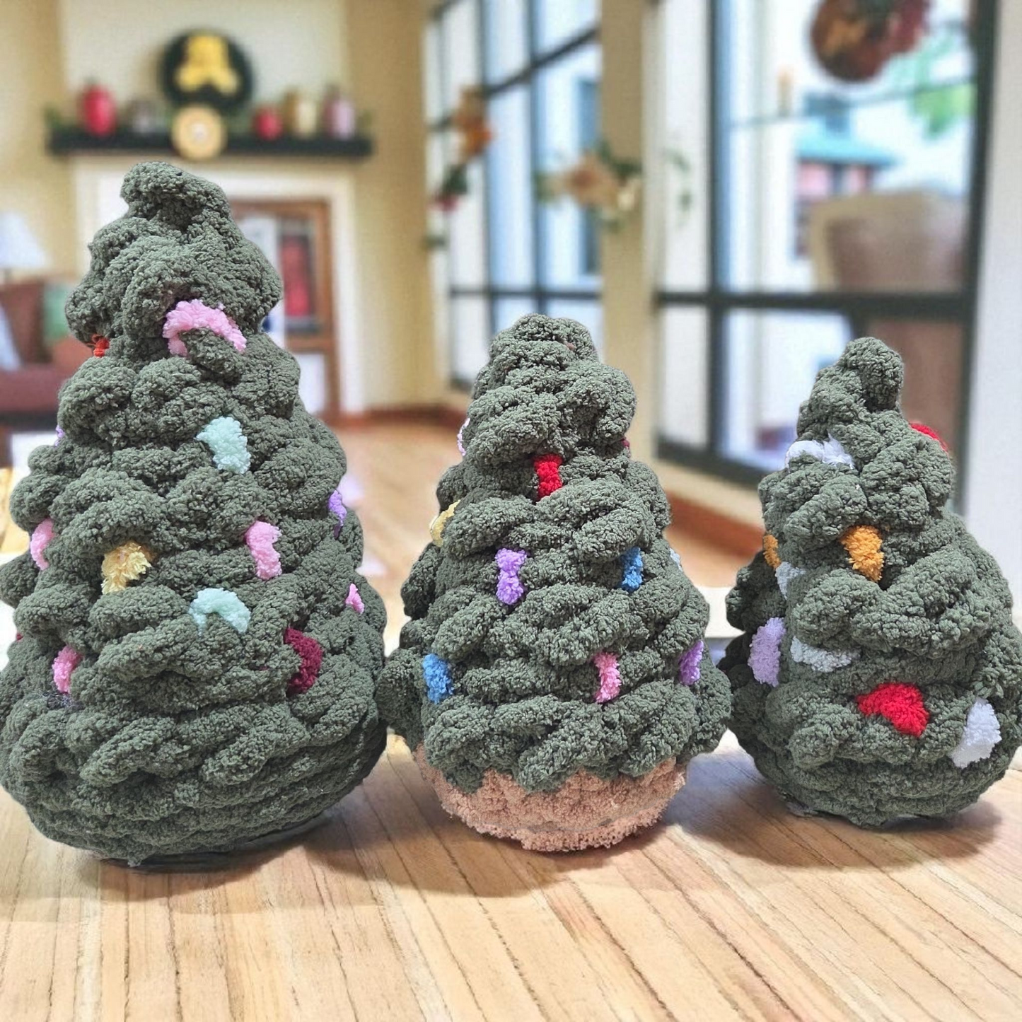 Hand Knit Christmas Tree
