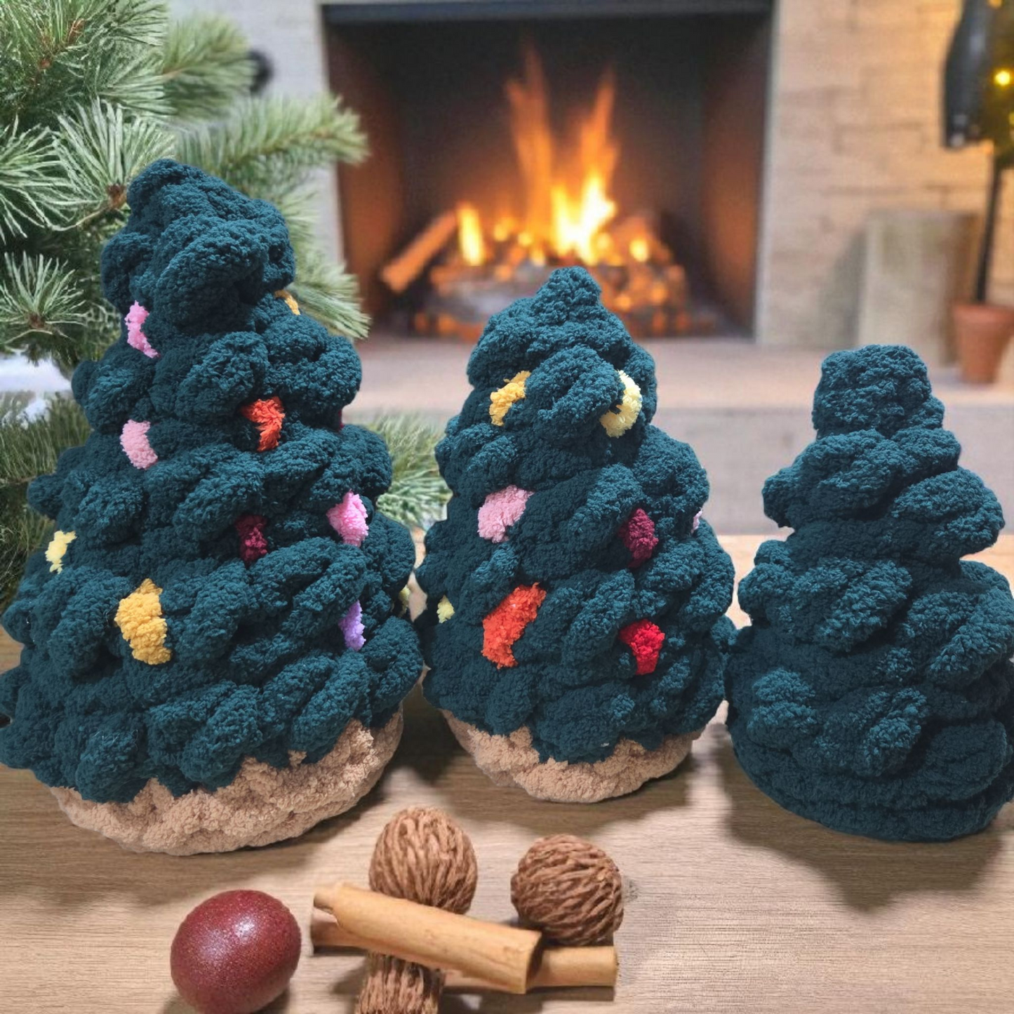 Hand Knit Christmas Tree