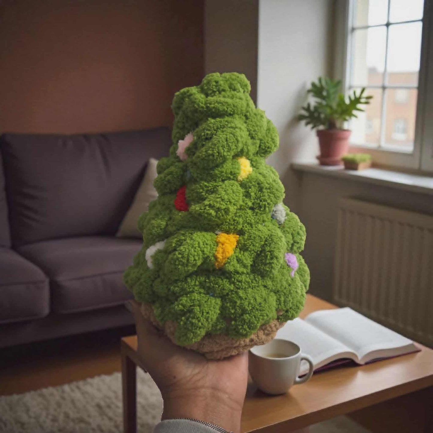 Hand Knit Christmas Tree