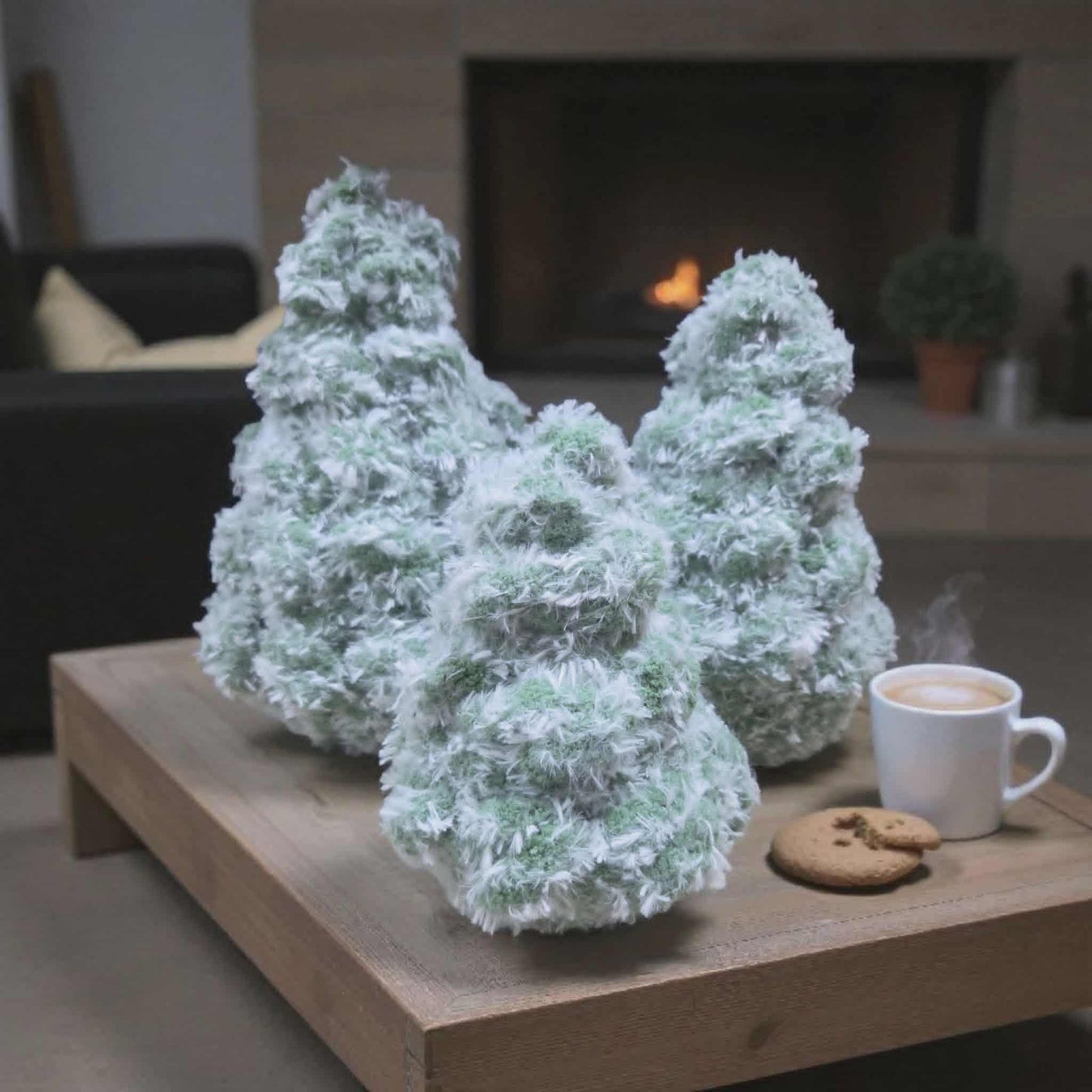 Hand Knit Christmas Tree