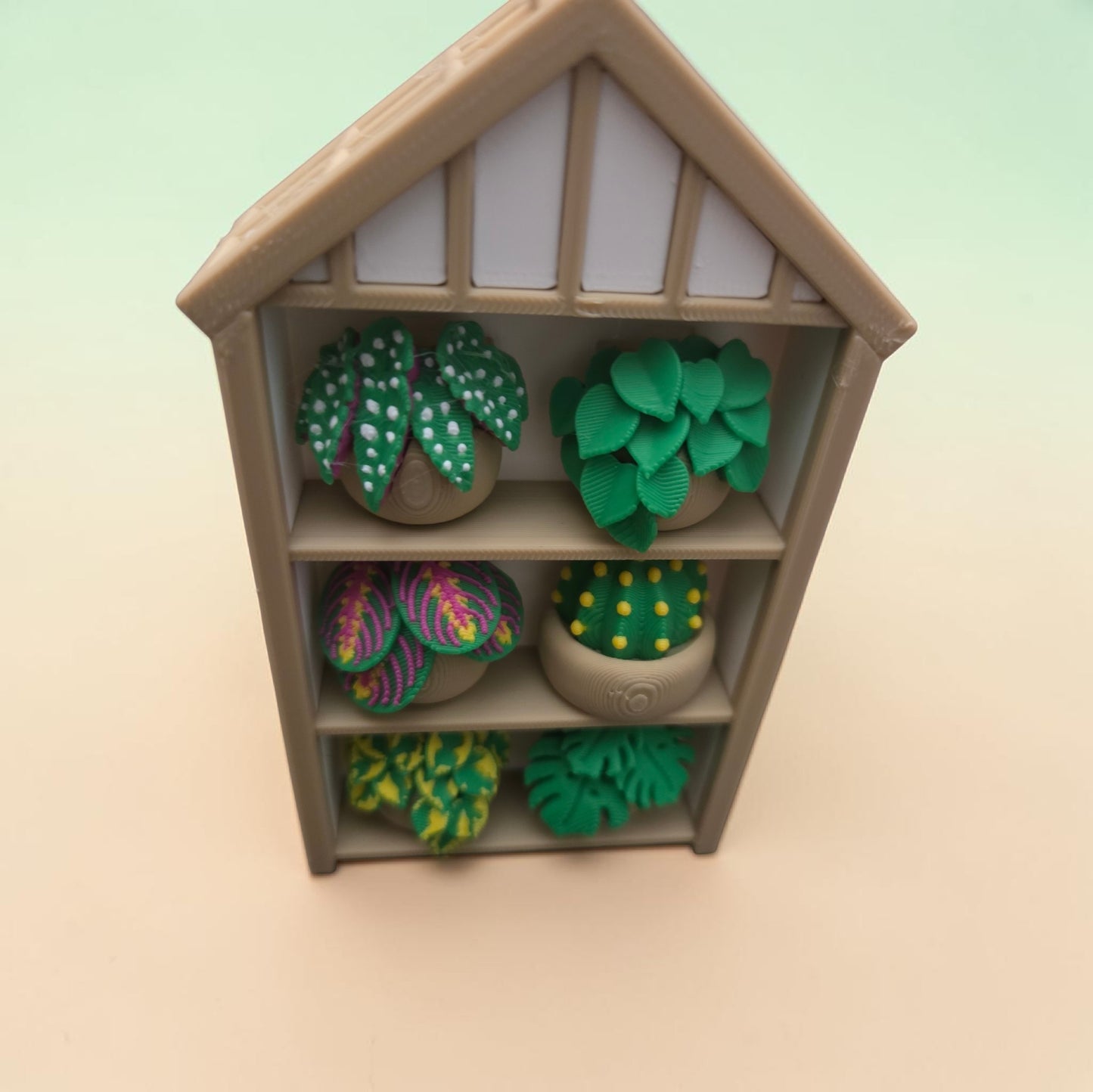 Potted Plant Shelf Fidget Clicker | 3D Printed Mechanical Switch ASMR | Plant Lover & Cottagecore Pocket Toy (2x2 or 3x2 Grid)