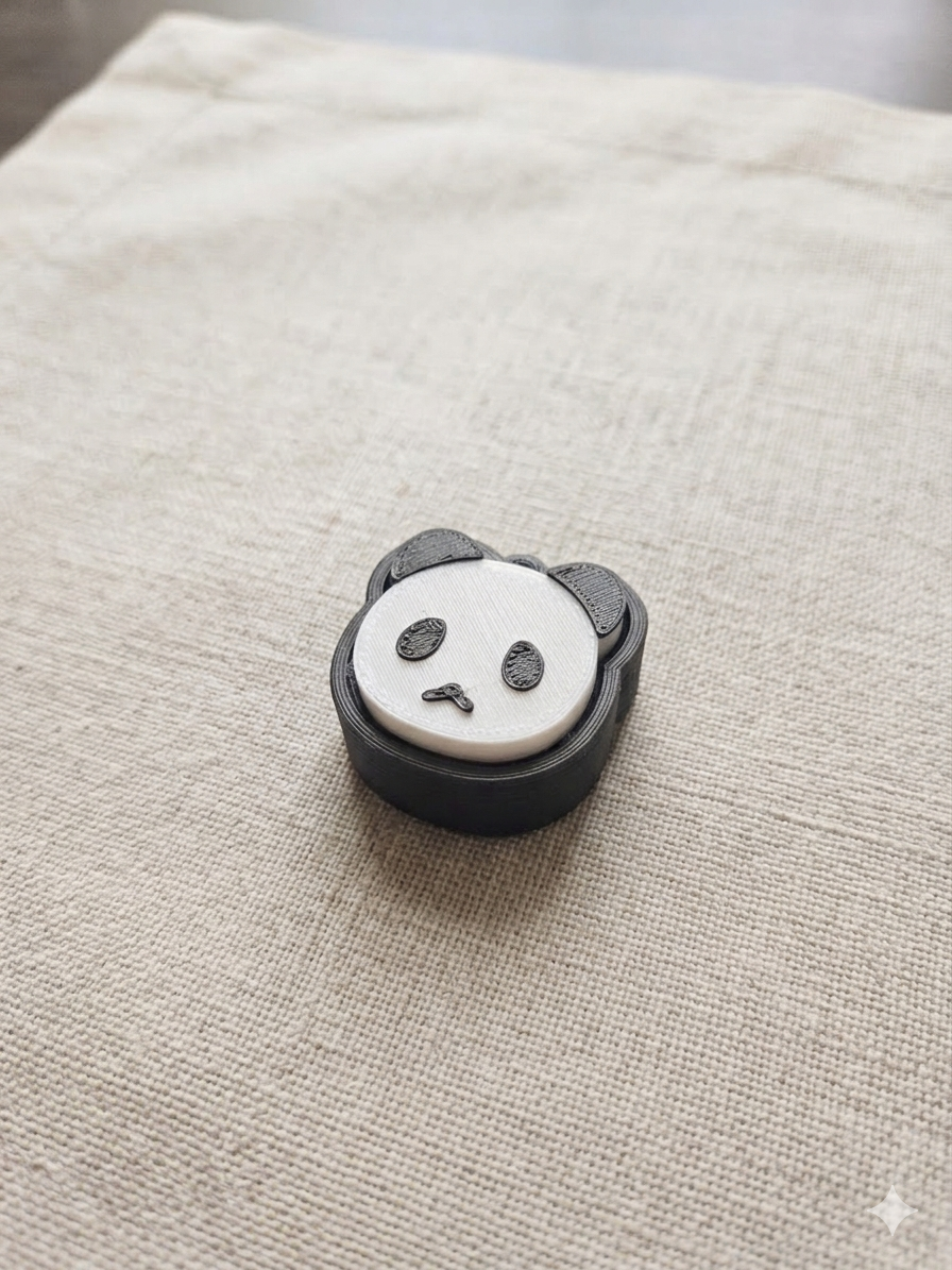 Panda Button Clicker | Stress Relief Fidget Toy