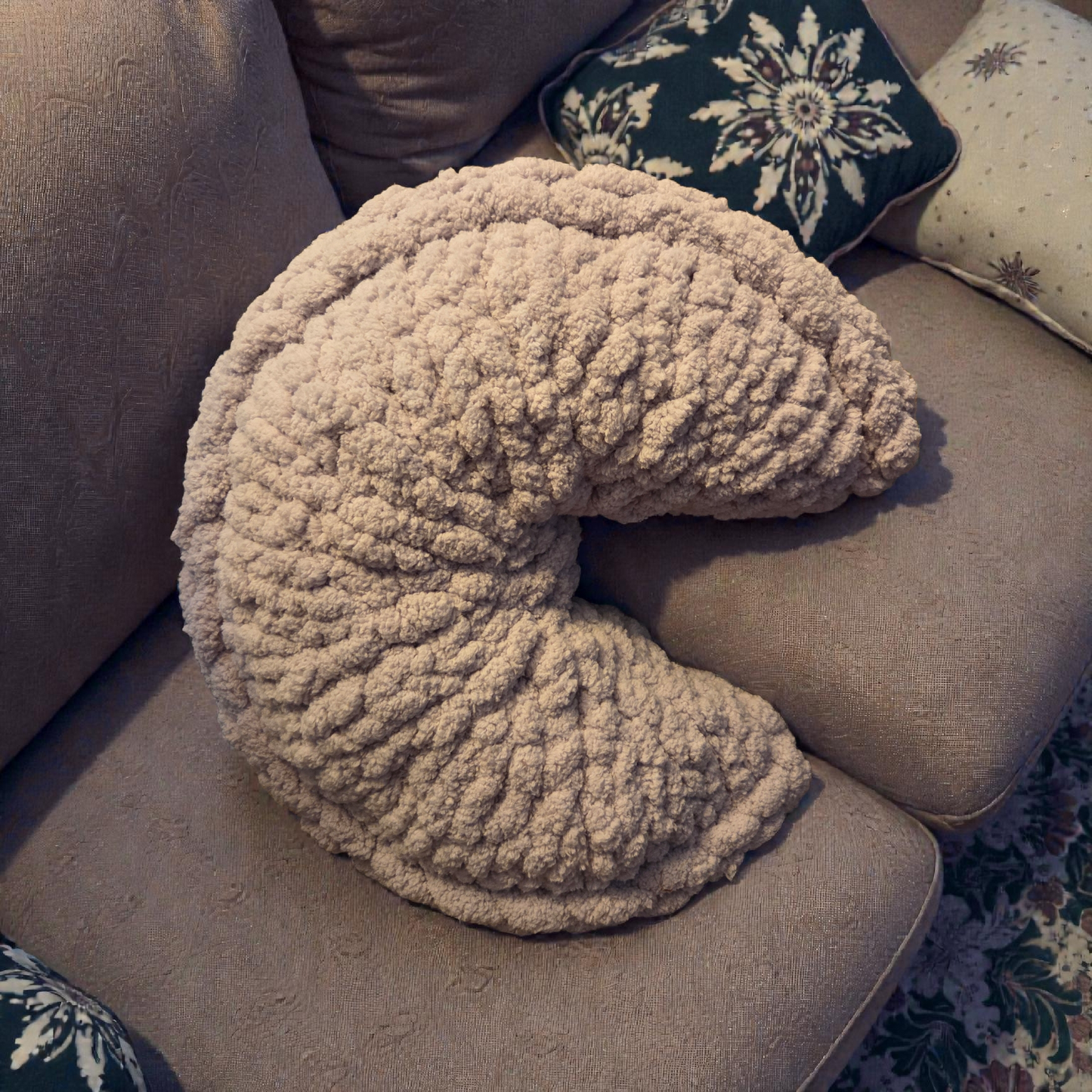 Hand Knit Moon & Star Knit Pillows | Cozy Nursery and Home Decor -Available as a Set or Individually