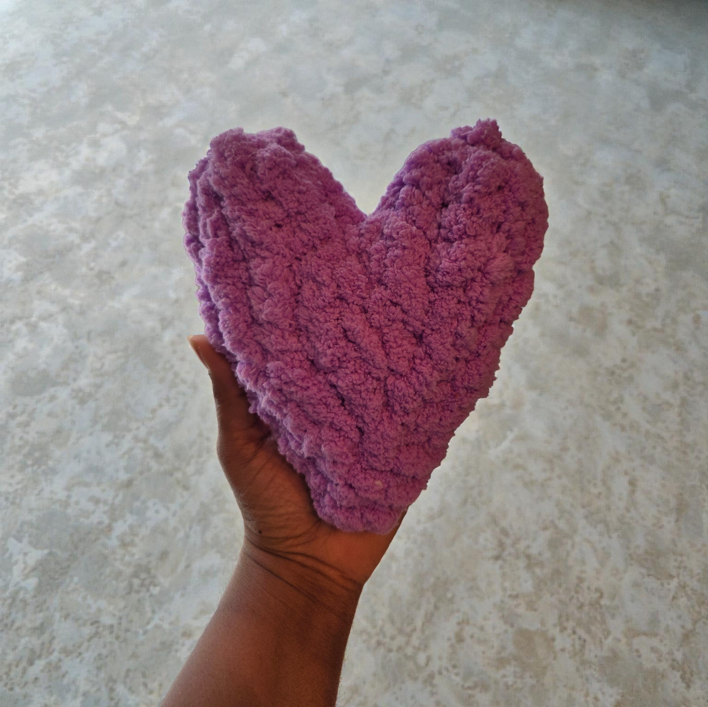Hand Knit Heart – Small Knit Heart Gift – Cozy Home Decor