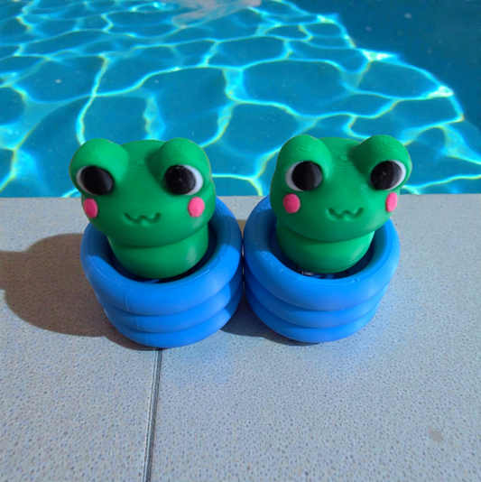 Frog Fidget Clicker - 3D Printed Mechanical Sensory Toy - Cute Frog Desk Pet Accessory - Stress & Anxiety Relief Fidget
