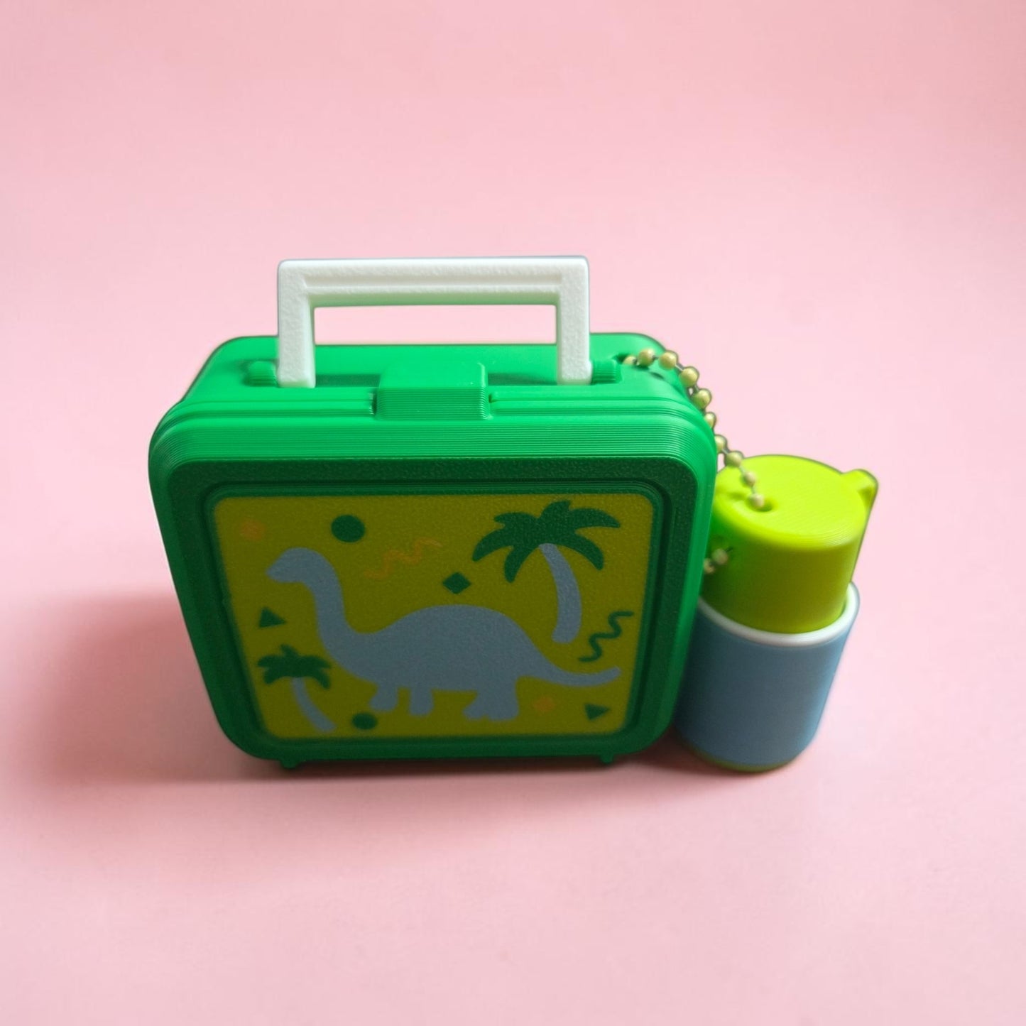 3D Printed Mini Retro Lunchbox Set - Custom Tiny Food Options - Groovy Miniature Desk Toy