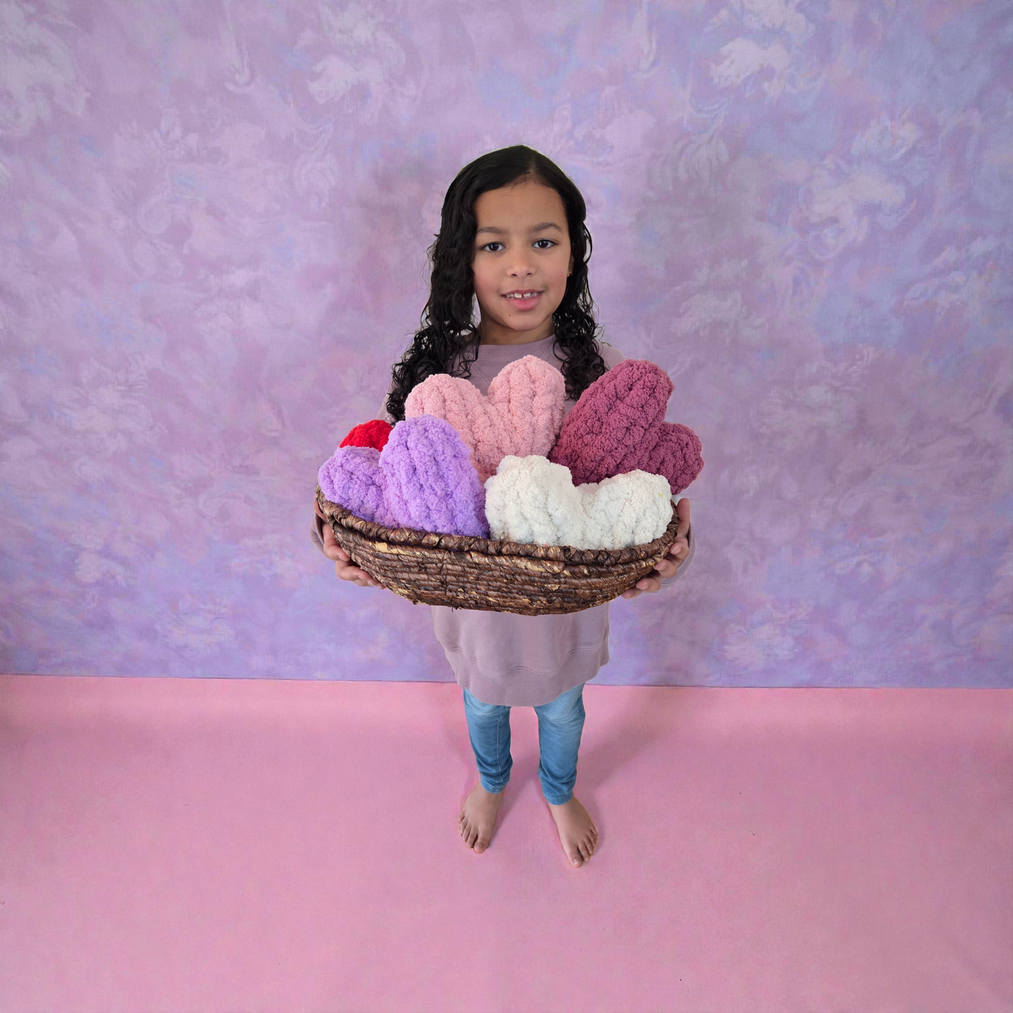 Hand Knit Heart – Small Knit Heart Gift – Cozy Home Decor