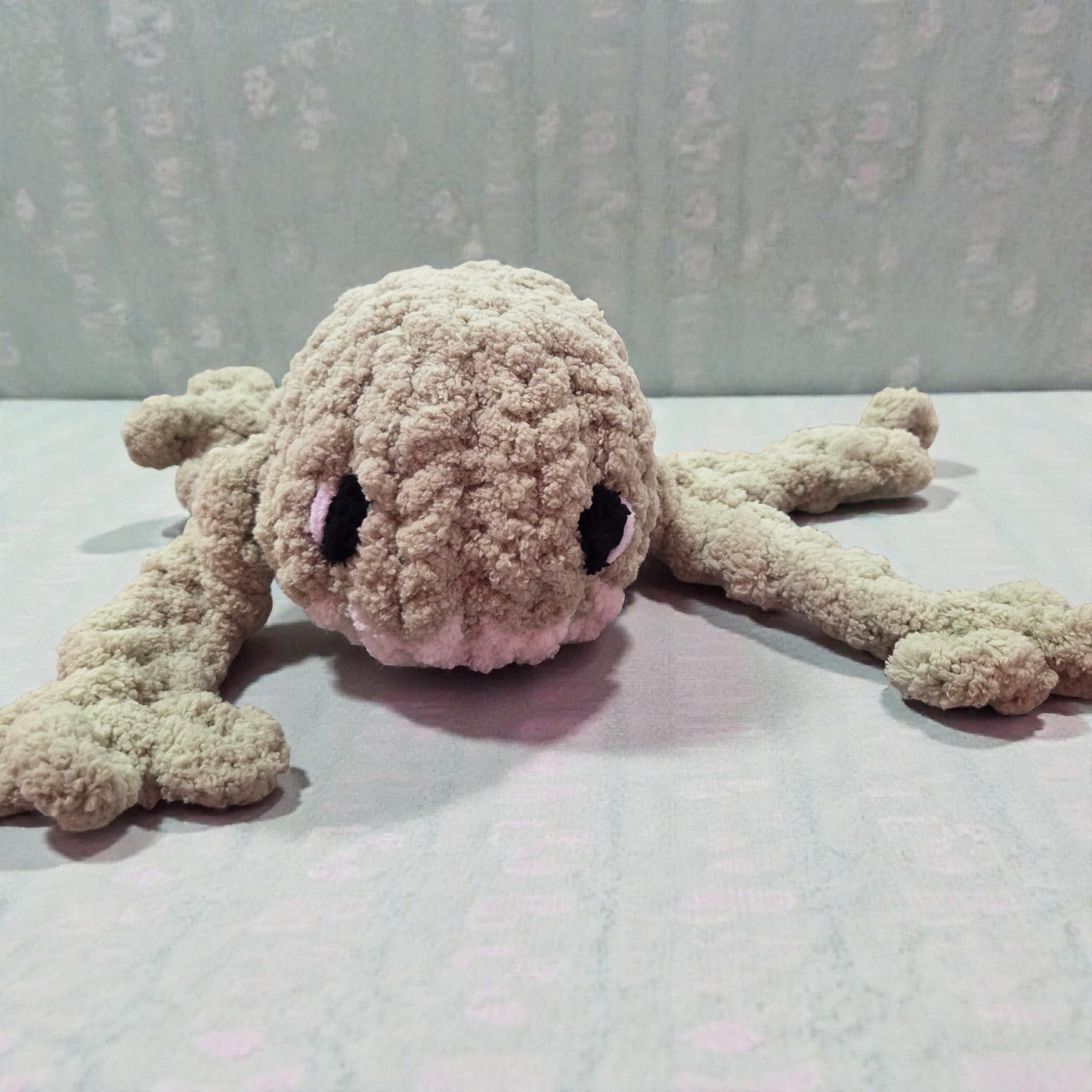 Froggy Finger‑Knit Plush