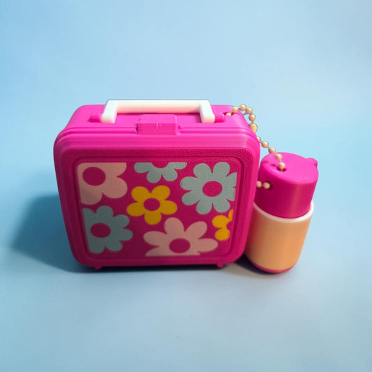 3D Printed Mini Retro Lunchbox Set - Custom Tiny Food Options - Groovy Miniature Desk Toy