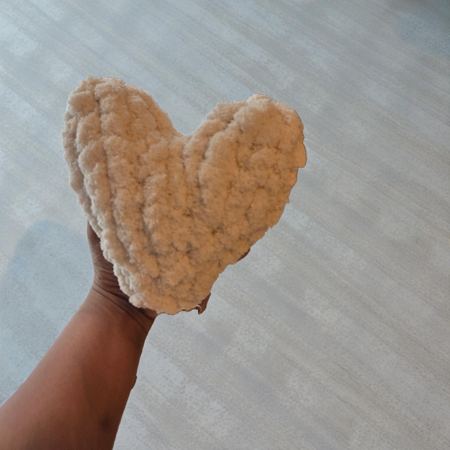 Hand Knit Heart – Small Knit Heart Gift – Cozy Home Decor