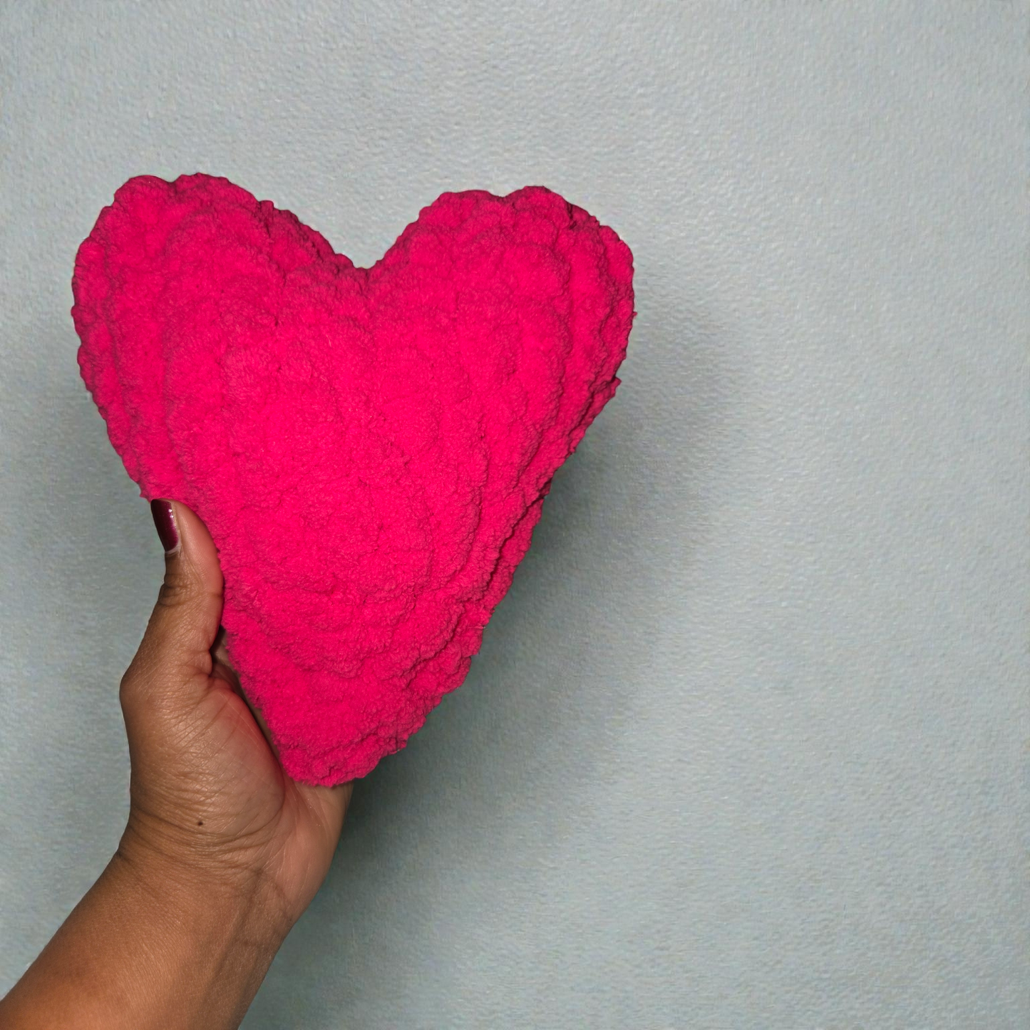 Hand Knit Heart – Small Knit Heart Gift – Cozy Home Decor